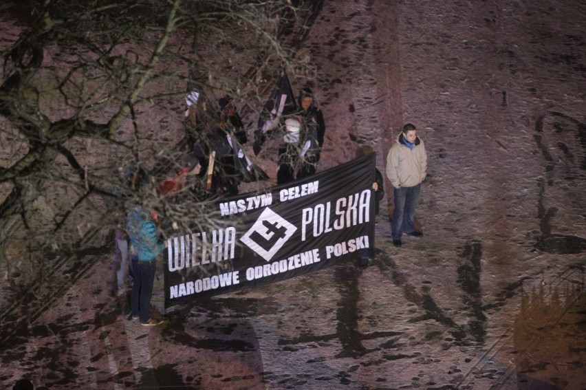 Manifestacja przeciw "cygańskiej przestępczości" w Zabrzu. Organizatorzy staną przed sądem [ZDJĘCIA]