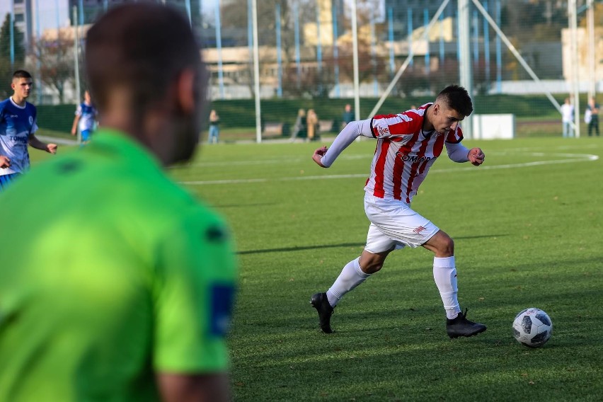 Cracovia. Zwycięstwo "Pasów" z UKS SMS Łódź w Centralnej Lidze Juniorów U-18 [ZDJĘCIA]