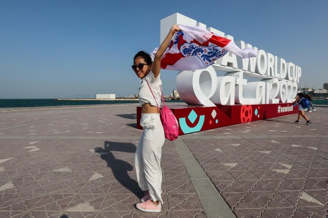 Na mistrzostwa świata do Kataru przyjechały fanki z całego świata