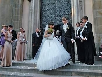 Agnieszka Golec i Piotr Wegner rezerwowali termin ślubu w kolegiacie św. Anny z półtorarocznym wyprzedzeniem. foto: autorka
