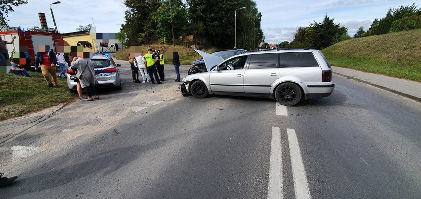 Na ul. Szosa Kotomierska w Koronowie doszło do zderzenia...