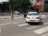 Poznań: Wypadek na ul. Polnej. Na skrzyżowaniu z Jackowskiego zderzyły się dwa auta