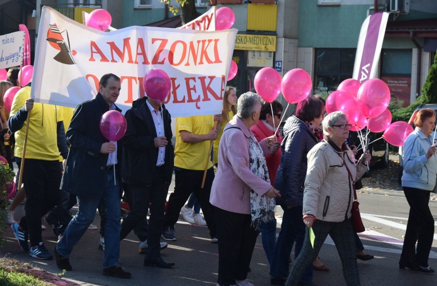 Marsz Różowej Wstążeczki w Ostrołęce [ZDJĘCIA, WIDEO]