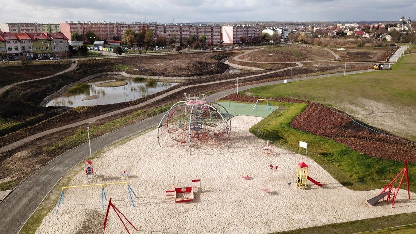 Park Górników Siarkowych w Staszowie jest już prawie gotowy
