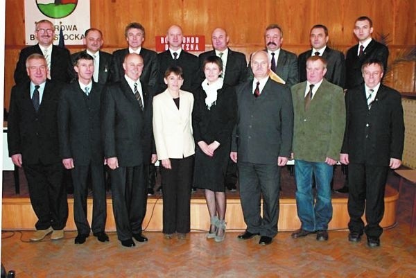 Rada miejska w Dąbrowie Białostockiej oraz burmistrz Tadeusz Ciszkowski