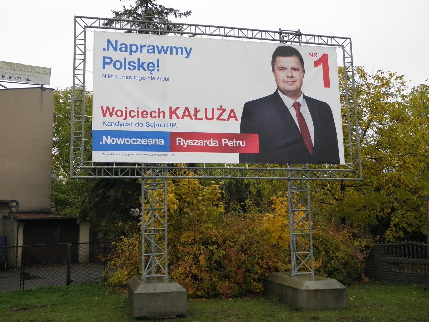 Plakaty wyborcze w Żorach [ZDJĘCIA] Wybory parlamentarne 2015