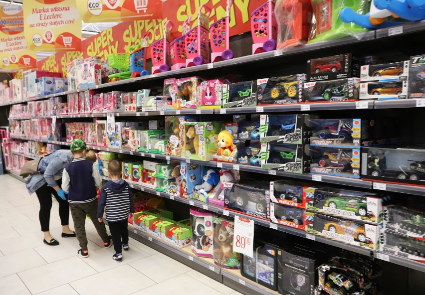 Szeroki wybór zabawek na Dzień Dziecka w radomskim E.Leclerc