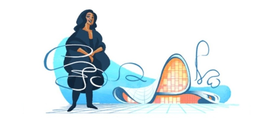 Zaha Hadid w Google Doodle