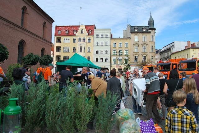 Za każdy oddany surowiec wtórny można było otrzymać sadzonki krzewów