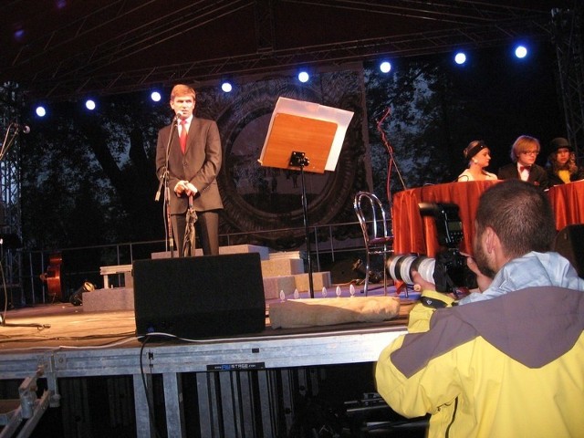 Na scenie posel Krzysztof Sonta