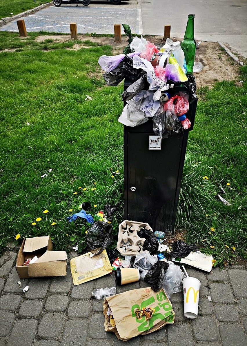  Kraków zaczyna tonąć w śmieciach? To wygląda fatalnie [ZDJĘCIA]