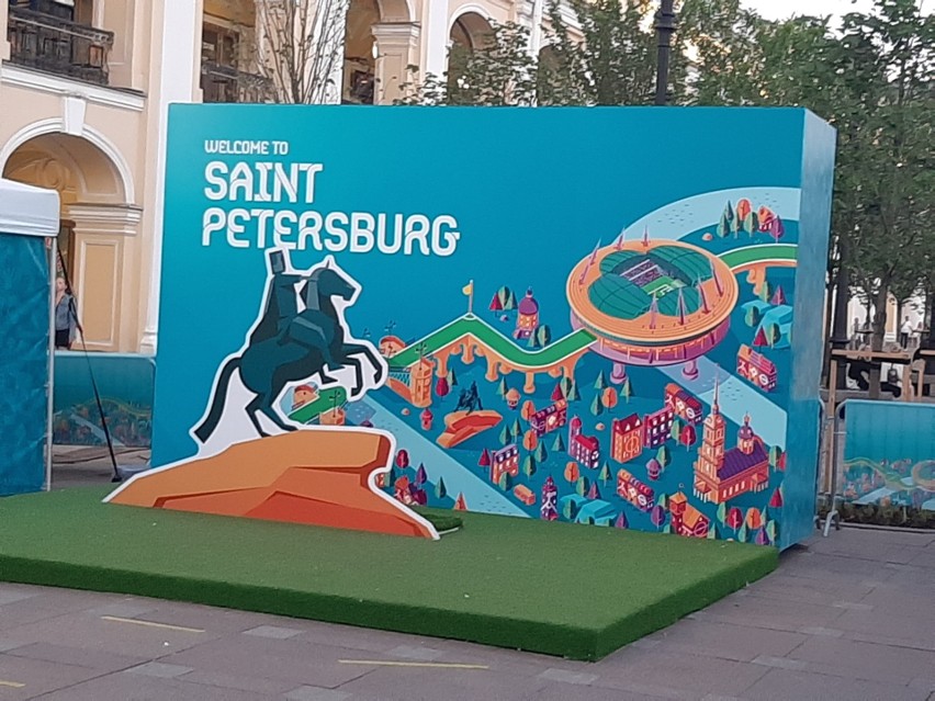 Sankt Petersburg nie miał zbyt wiele czasu na przygotowanie...