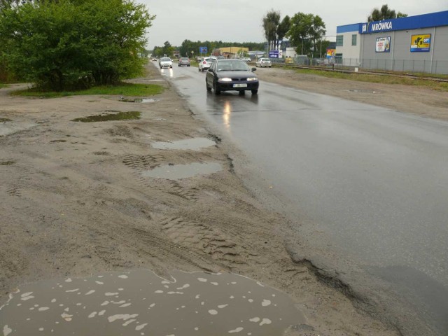 Ulica Przemysłowa nie szybko doczeka się remontu.