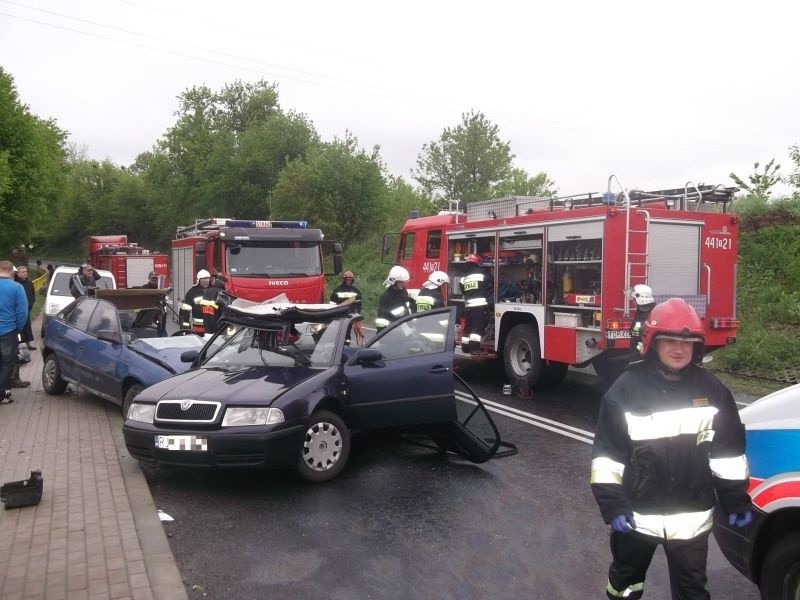 Wypadek w Przybysławicach