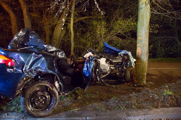 Śmiertelny wypadek na Grobli Jednaczewskiej w Łomży