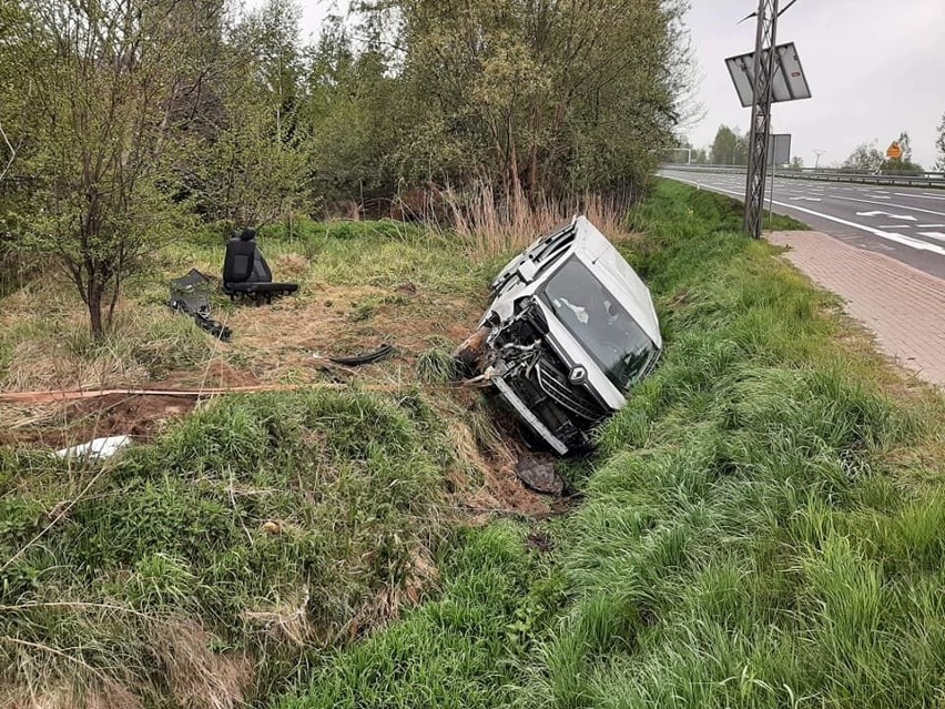 Wypadek na DK 94 w Bolesławiu przy skrzyżowaniu z drogą do...