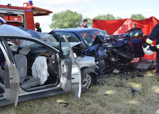 Na drodze krajowej nr 32 pomiędzy miejscowościami Kotowo i Granowo (powiat grodziski) doszło do czołowego zderzenia dwóch samochodów osobowych. W wypadku zginęli kierowcy obu aut.  Zobacz więcej zdjęć ----->
