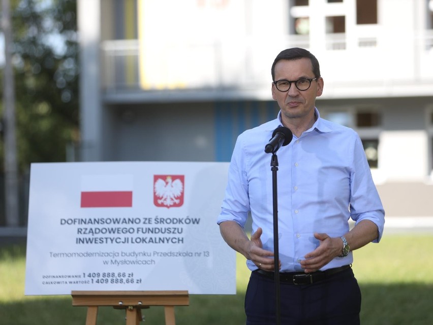 Premier Mateusz Morawiecki ogłosił w Mysłowicach 18 lipca...