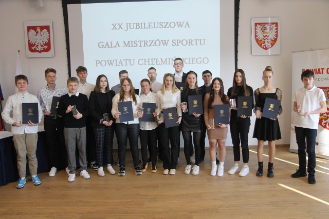 Gali Mistrzów Sportu Powiatu Chełmińskiego odbyła się w Starostwie Powiatowym w Chełmnie