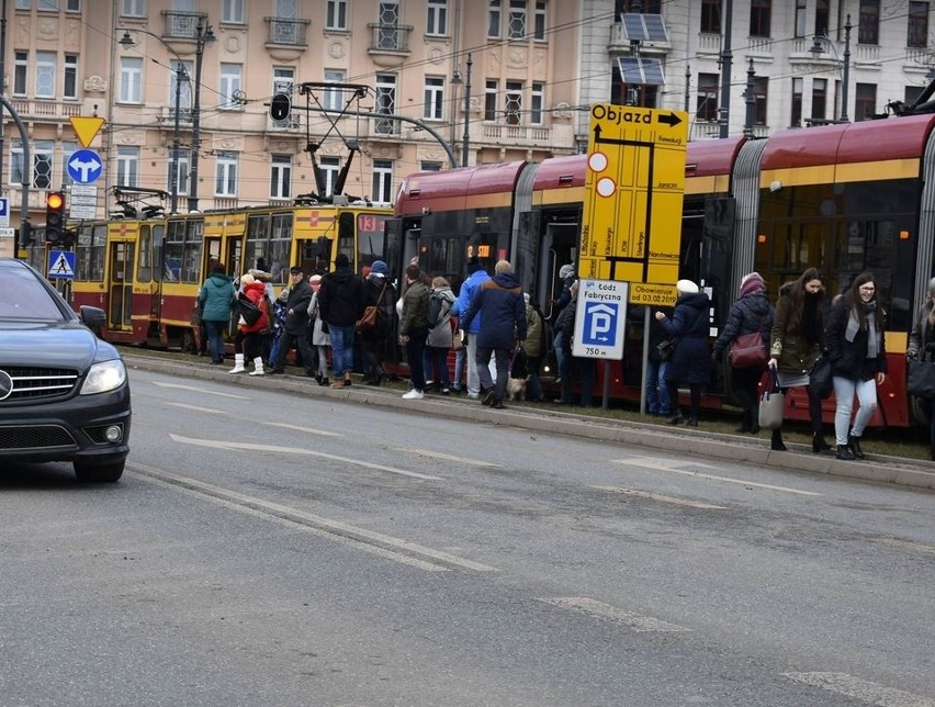 MPK Łódź: Zderzenie tramwajów w centrum Łodzi
