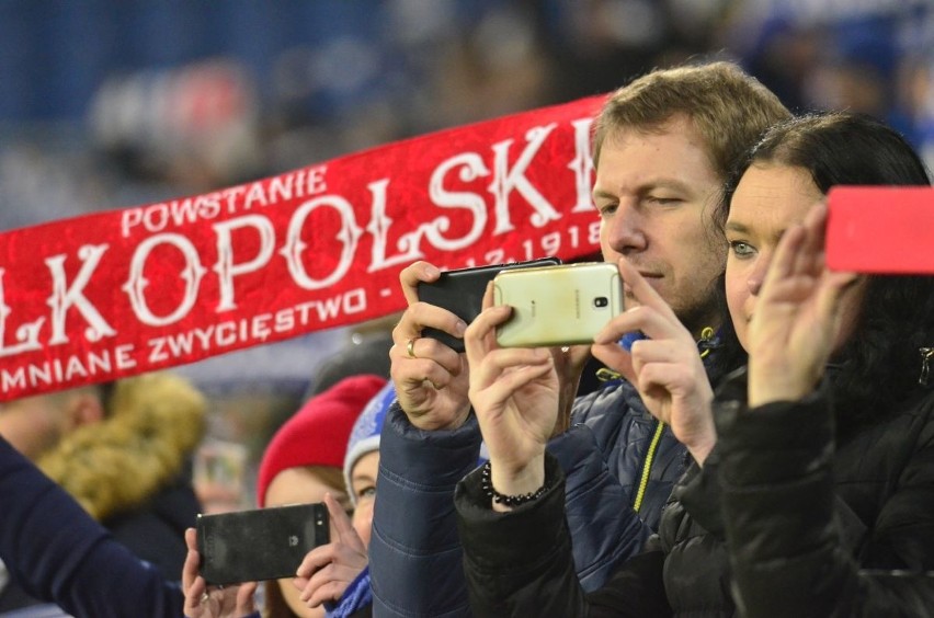 Podczas meczu Lech Poznań - Wisła Płock (2:1) atmosfera na...