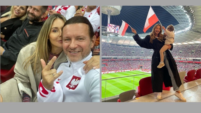 Celebryci dopingowali Polaków podczas meczu Polska - Anglia na PGE Narodowym [zdjęcia]