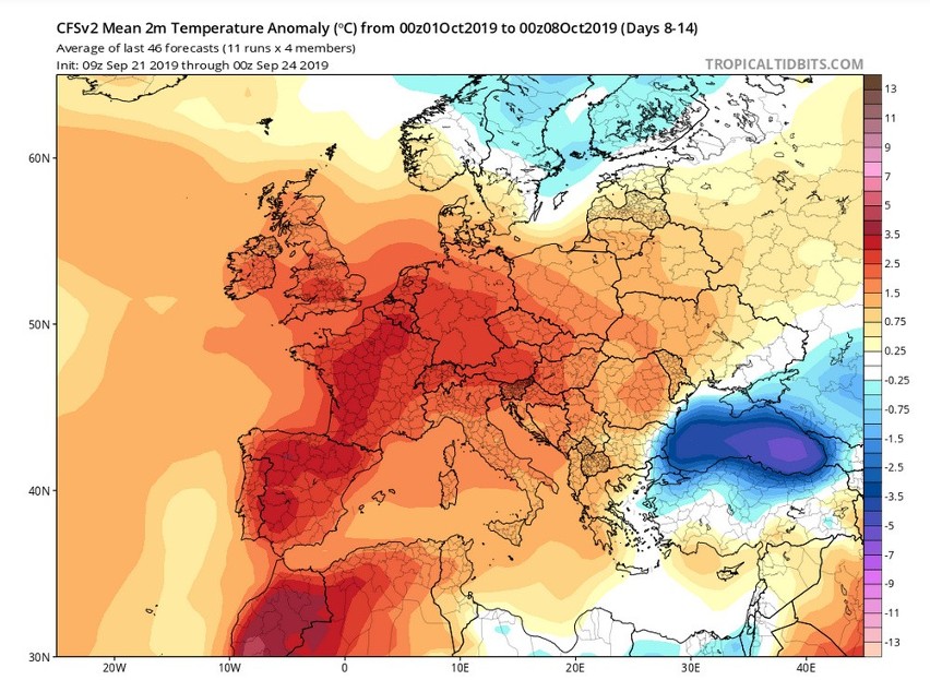 Pogoda na październik 2019: długoterminowa prognoza pogody. Czeka nas śnieg i mróz na horyzoncie? Koniec złotej, polskiej jesieni?