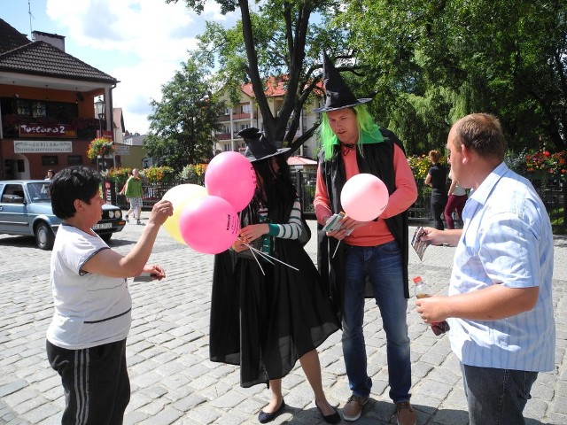 Czarownice na ul. Staromiejskiej w Lęborku.