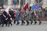 Święto Niepodległości 2023 w Dąbrowie Górniczej. Apel poległych, kwiaty pod pomnikiem 11 Pułku Piechoty 