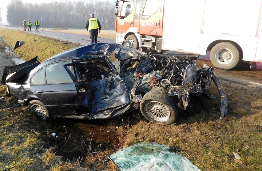 W wypadku na DK 63 zginął kierowca BMW