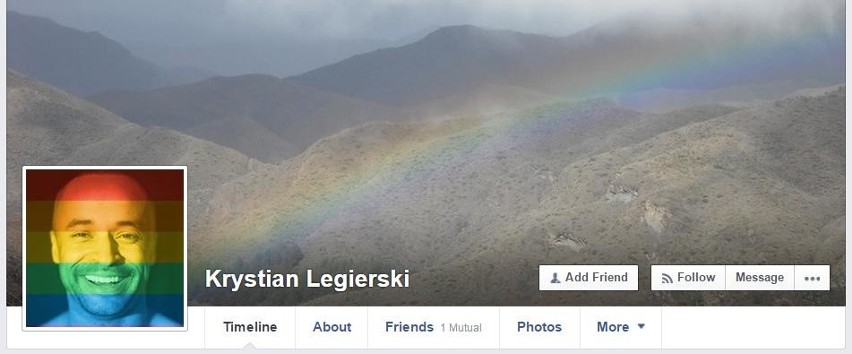 Tęczowe zdjęcia profilowe na Facebooku. Które polskie gwiazdy wspierają małżeństwa homoseksualne?