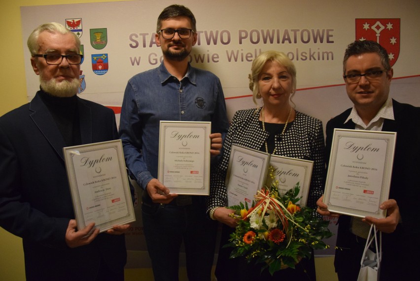 Nasi laureaci (od lewej): Andrzej Dera, Michał Kałużny,...