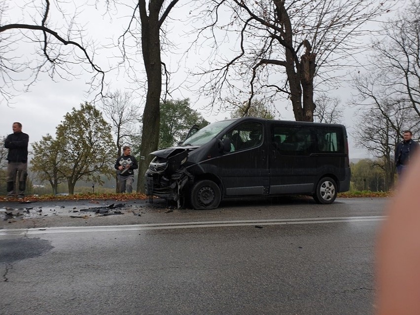 Wypadek w Kalwarii Zebrzydowskiej