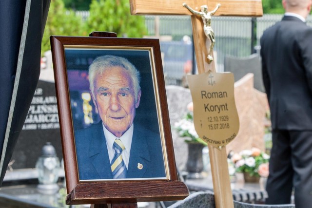 Pogrzeb Romana Korynta, legendy Lechii Gdańsk