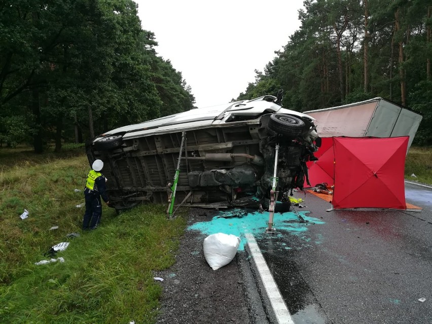 Cierpice. Śmiertelny wypadek na DK10 pod Toruniem. Droga...