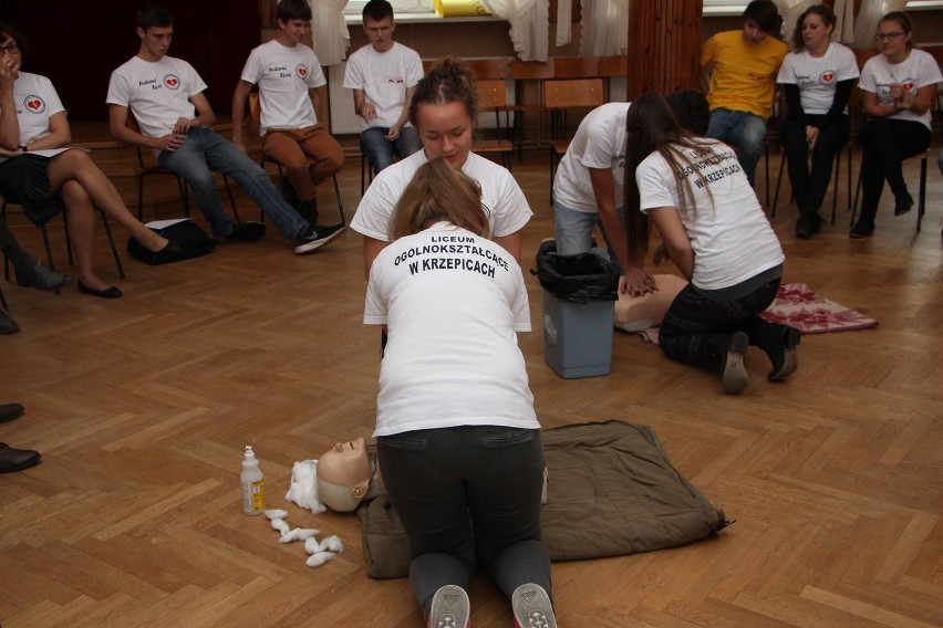 Rekord w udzielaniu pierwszej pomocy w Krzepicach [FOTO]