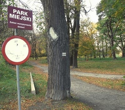 Do parku można wjechać tylko rowerem