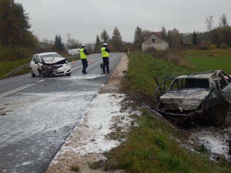 Zderzenie w miejscowości Niemścice