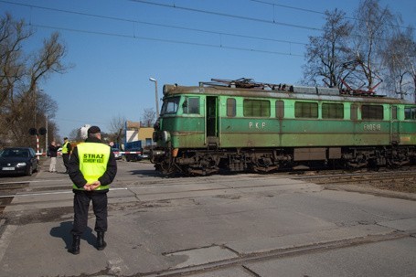 Pociąg blokował ul. Tuszyńską