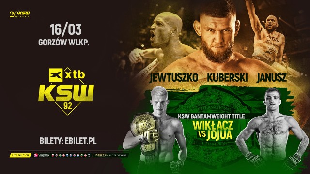 Gala KSW 92 odbędzie się 16 marca w Gorzowie Wlkp.