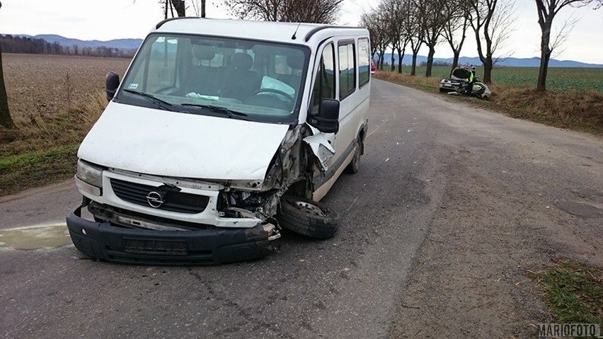 Do wypadku doszło około godz. 6 40 na drodze Kałków - Buków.