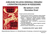 Jubileusz 50-lecia rzeszowskiego oddziału Związku Literatów Polskich