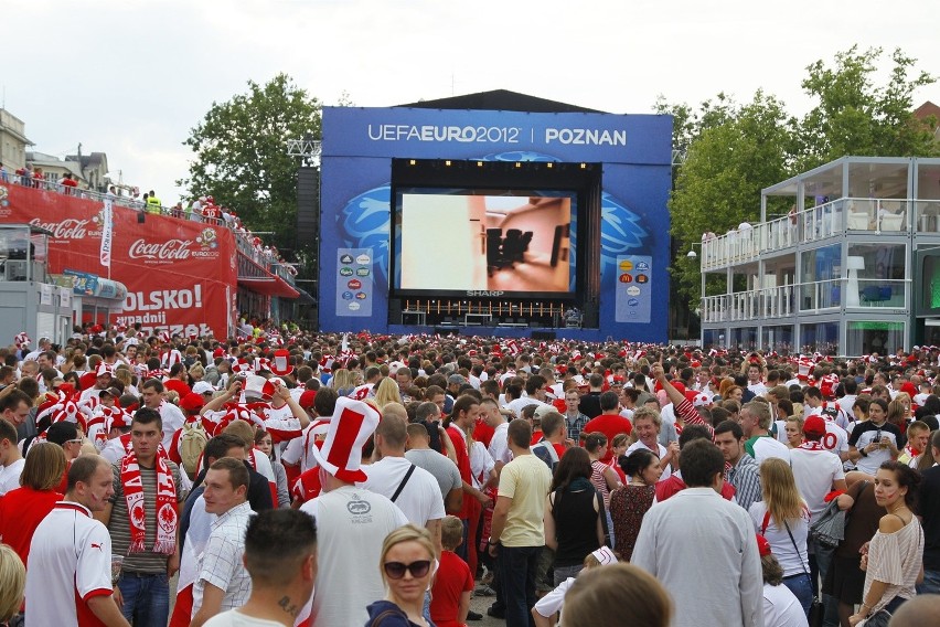 W czasie Euro 2012 strefa kibica na placu Wolności cieszyła...