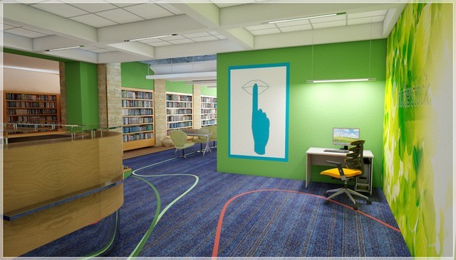 W zmodernizowanym GOK-u mieściłaby się m.in. nowoczesna biblioteka.
