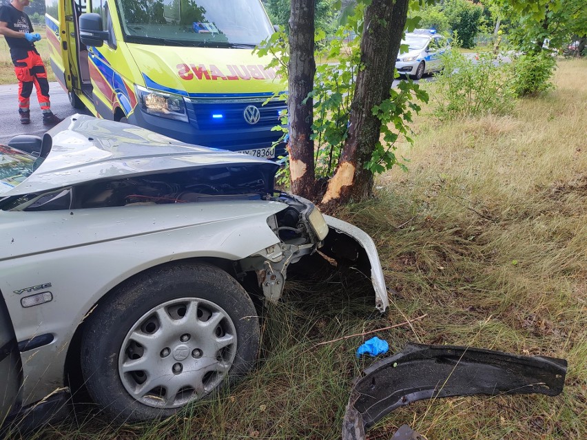 Wypadek między Starym Bosewem a Chrzczanką Włościańską w pow. wyszkowskim, 6.07.2022