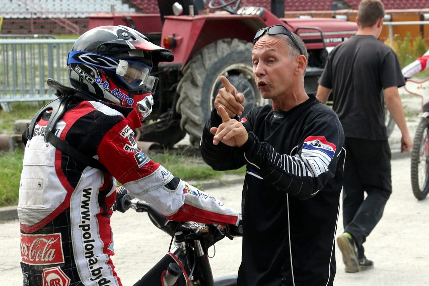 Trening żużlowców Polonii Bydgoszcz