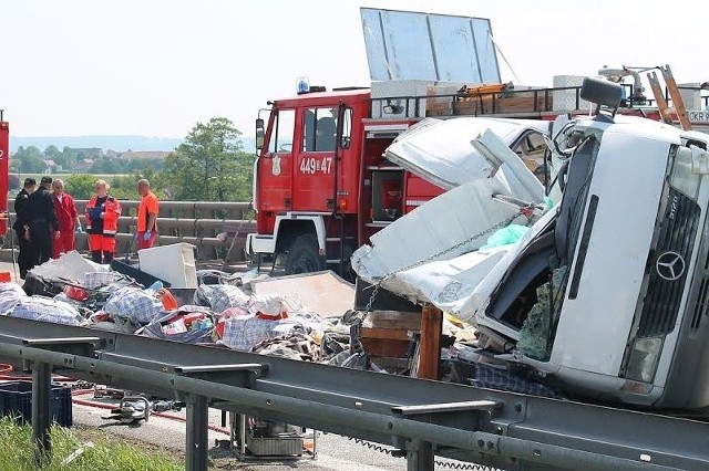 Siedmiu Ukraińców zginęło w czerwcu w wypadku na A4.