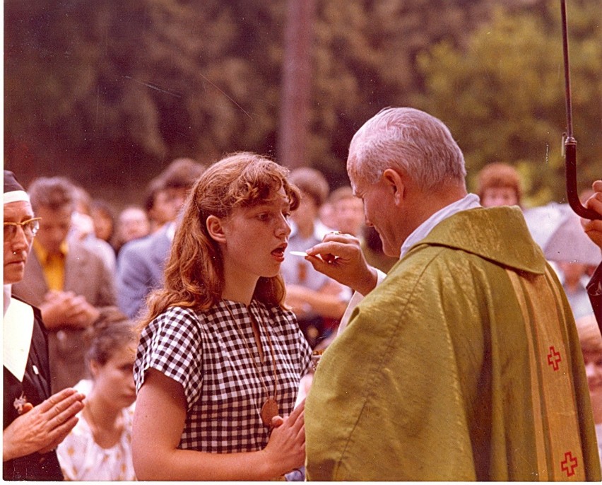 Msza święta z Janem Pawłem II w Rzymie, w sierpniu 1979 roku