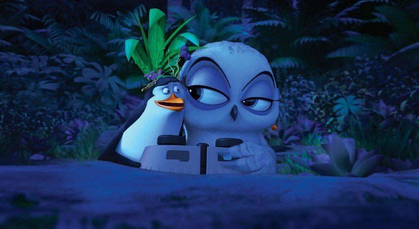 Kadr z filmu Pingwiny z Madagaskaru