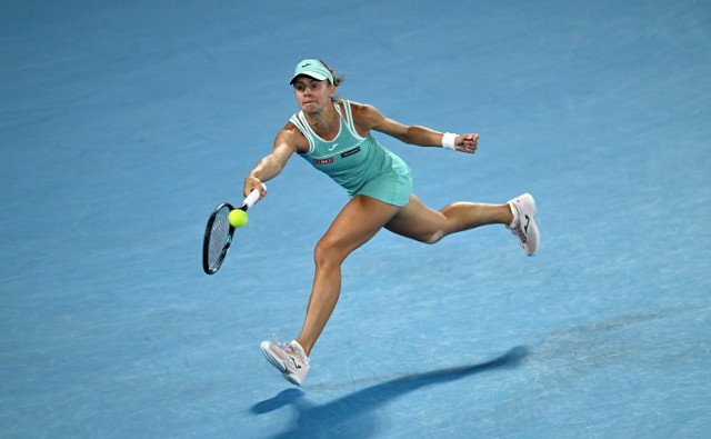 Magda Linette podczas turnieju Australian Open imponowała znakomitym poruszaniem się po korcie.